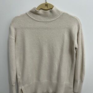 Cream Turtleneck Sweater